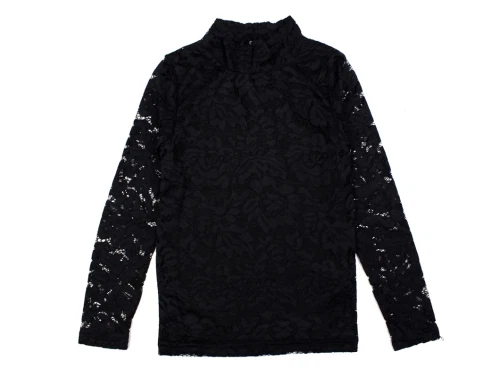 Name It black mock neck blondetop